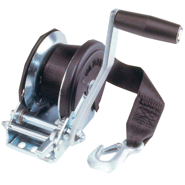 Fulton Products 1,500 lb Max Load Single Speed Winch with Strap and Cover 142208